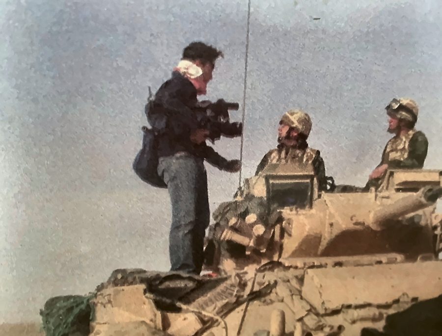 On patrol with armour